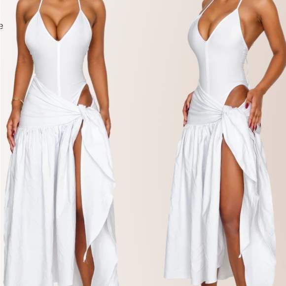 COUCOO ATACAMA DRESS - CRUSHED ICE - Picture 5 of 6